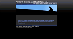 Desktop Screenshot of amherstroofing.com